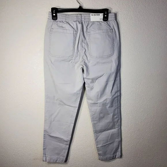 Kensie Womens Size 0/25 Girlfriend Style Joggers Light Gray Casual Pants - Picture 11 of 13